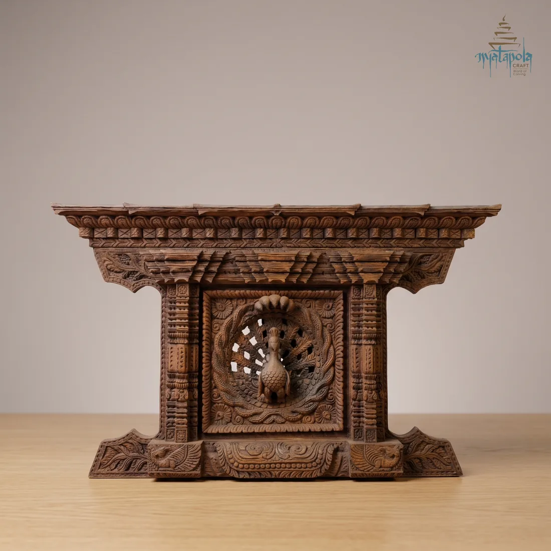 Carved Newari windows