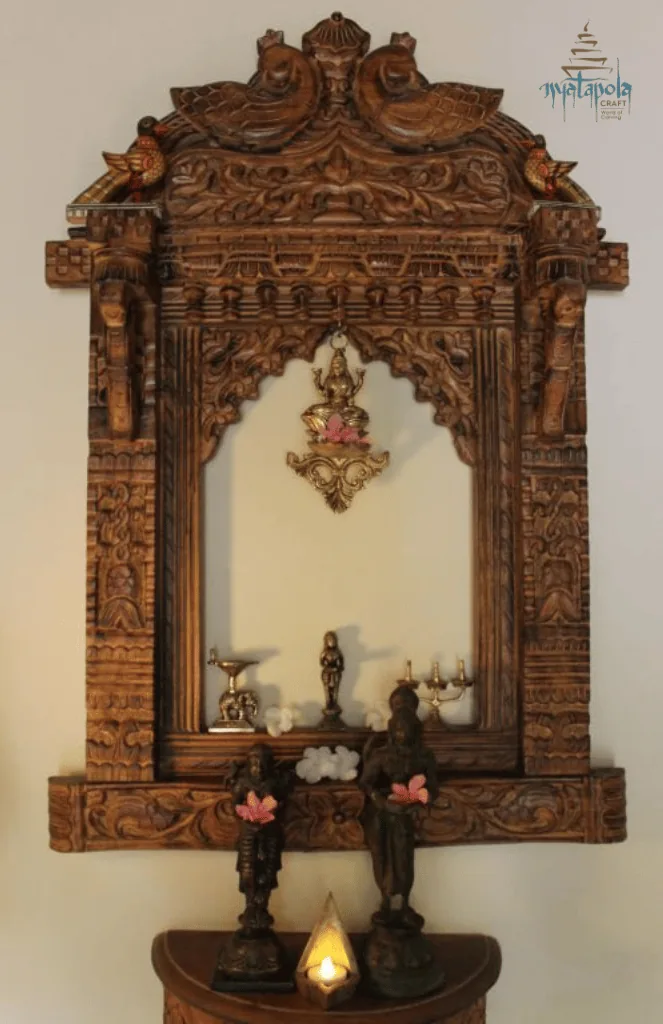 A Nyatapola carving in a customer’s home